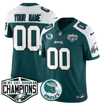 Custom Philadelphia Eagles 2024 NFC East Division Champions Jersey - All Stitched