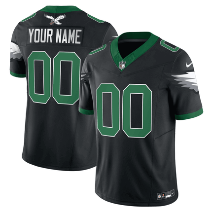 Eagles Kelly Green Vapor Limited Custom Jersey V3 - All Stitched