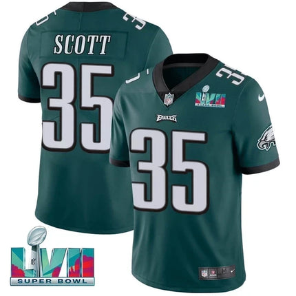 Men's Philadelphia Eagles Players Limited Jersey - Super Bowl LVII Patch
