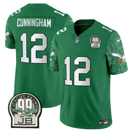Men's Eagles Kelly Green Vapor Limited Jersey V4 - All Stitched