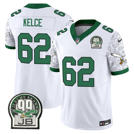 Men's Eagles Kelly Green Vapor Limited Jersey V4 - All Stitched