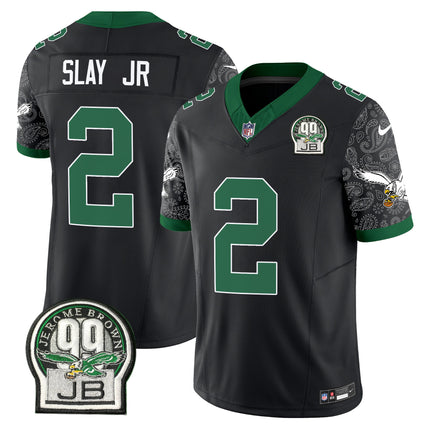Men's Eagles Kelly Green Vapor Limited Jersey V4 - All Stitched