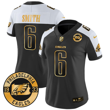 Women's Eagles 2024 Gold Vapor Limited Jersey - Est. 1933 Patch - All Stitched