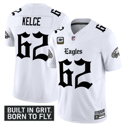Men's Philadelphia Eagles 'Gothic Philly Edition' Vapor Limited Jersey V2 - All Stitched