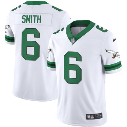 Men's Eagles Gold & Kelly Vapor Throwback Jersey - All Stitched