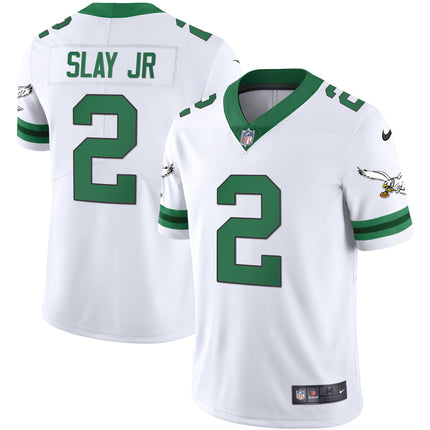 Men's Eagles Gold & Kelly Vapor Throwback Jersey - All Stitched