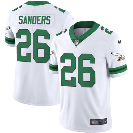 Men's Eagles Gold & Kelly Vapor Throwback Jersey - All Stitched