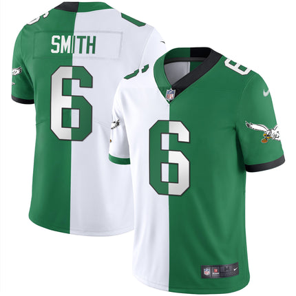 Men's Eagles Gold & Kelly Vapor Throwback Jersey - All Stitched